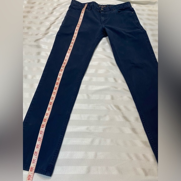 Michael Kors Men’s Parker Slim Fit Navy Twill Pants Sz 32/32 EUC - Picture 9 of 12